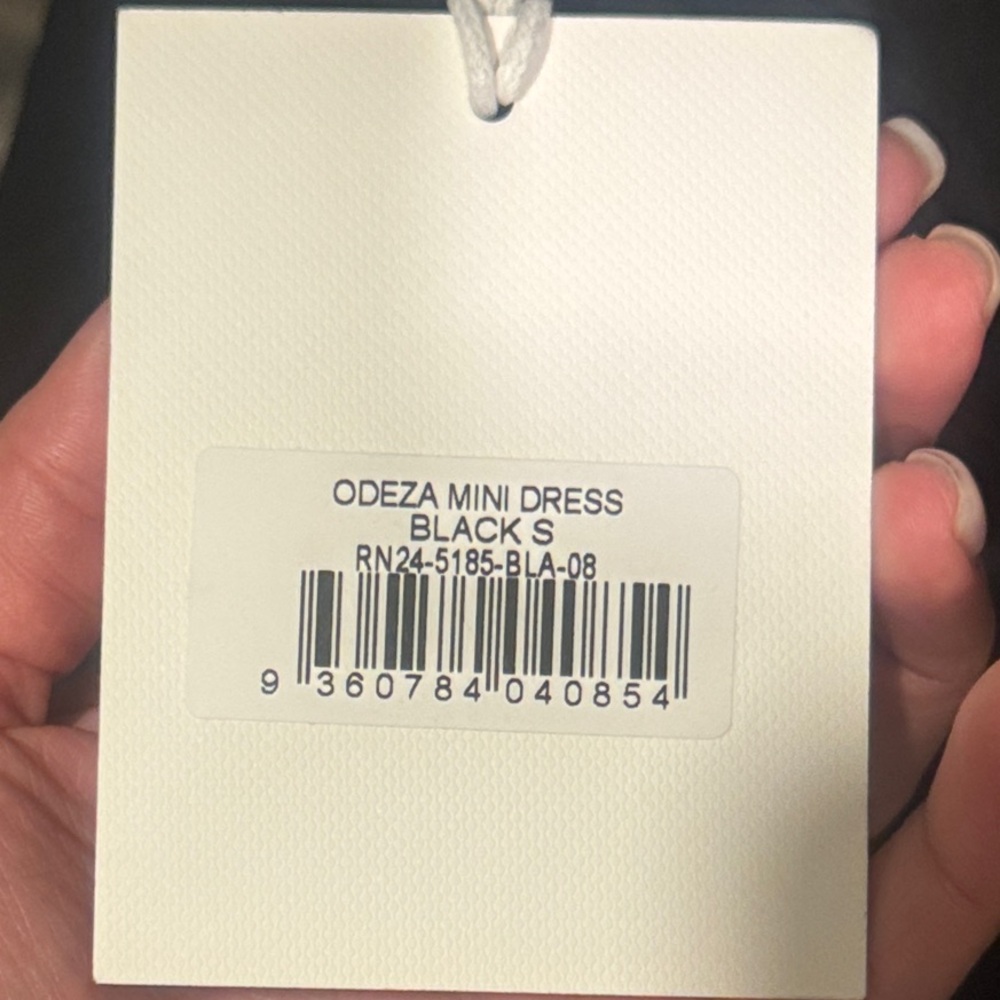 ODEZA MINI DRESS - BLACK - Picture 5 of 5